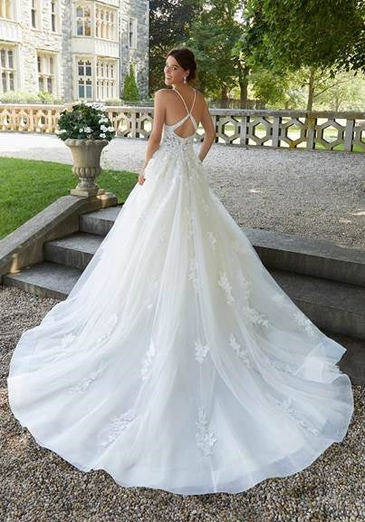 Blu Bridal by Mori Lee 5811L Lined Bridal Gown