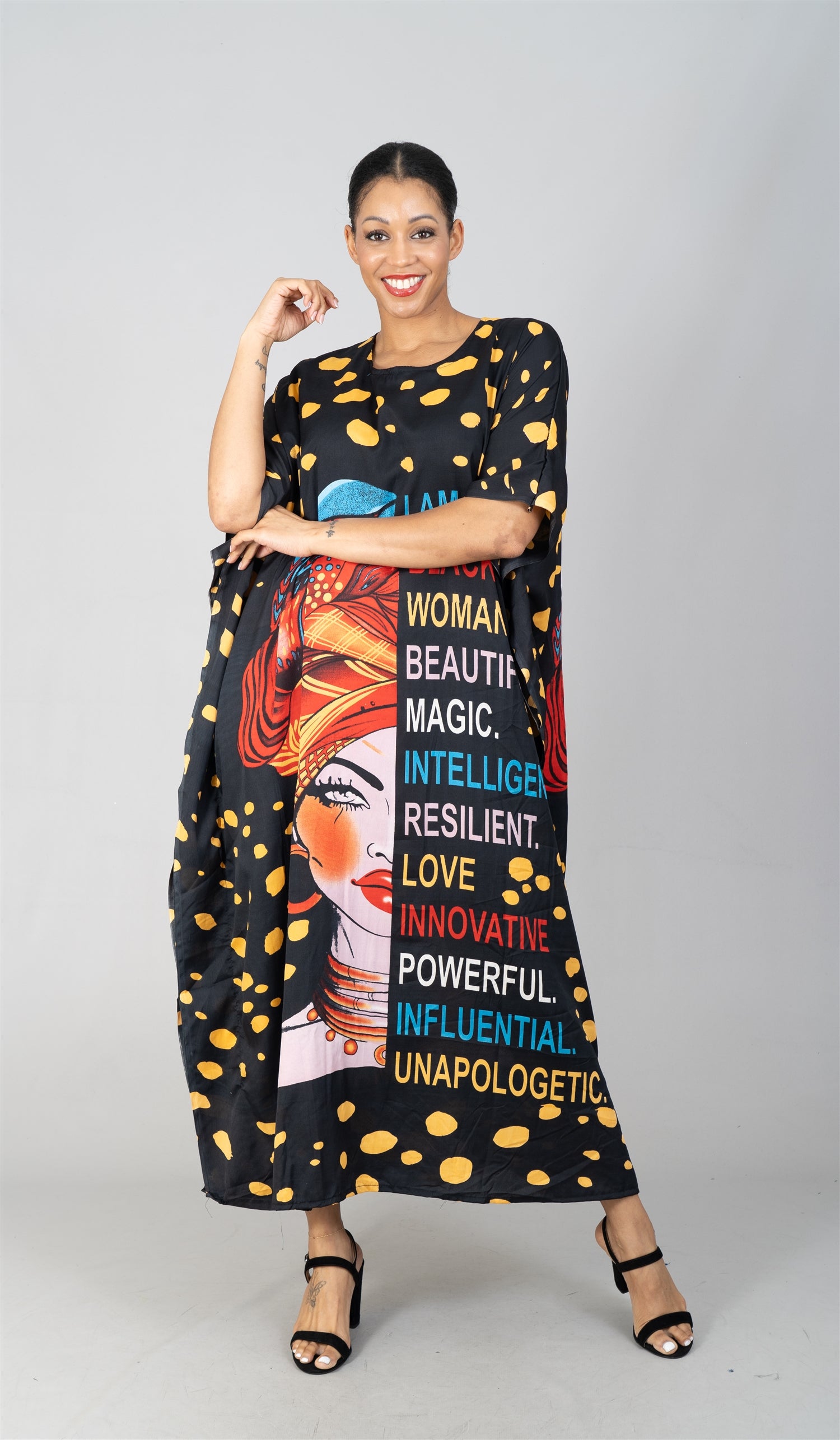 NF PNA1377B Print Kaftan