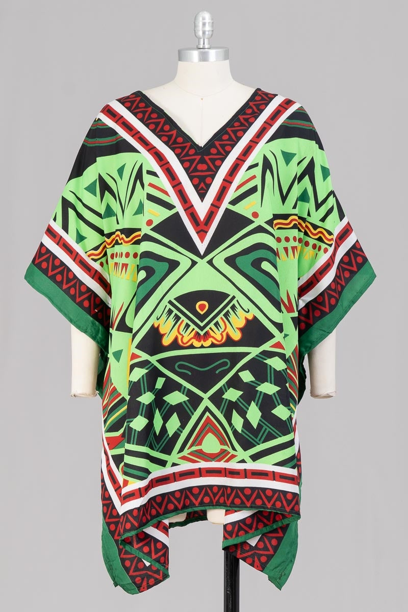 NF PNA1381SK Print Kaftan Tunic