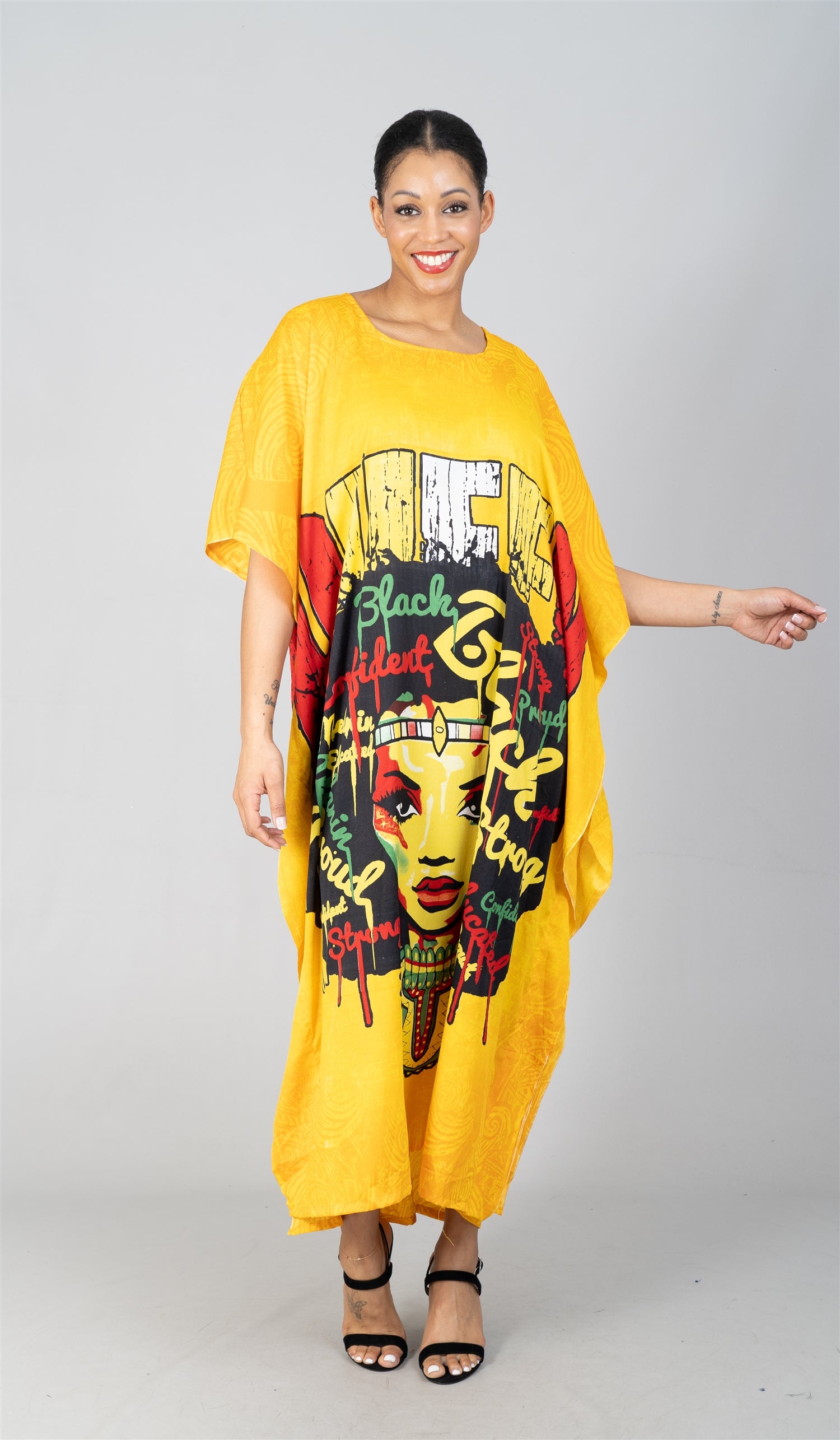 NF PNA1403A Print Kaftan