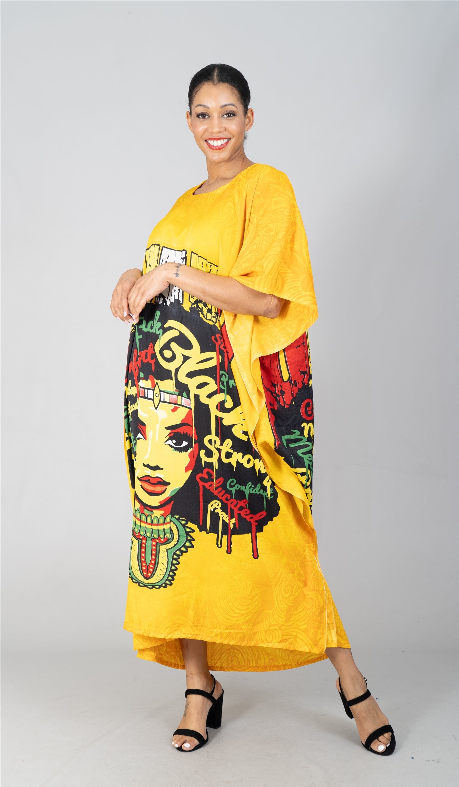 NF PNA1403A Print Kaftan