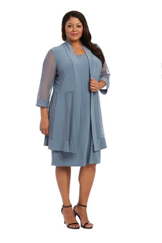 R&M Richards 8271W PlusSize2pc Jacket Dress