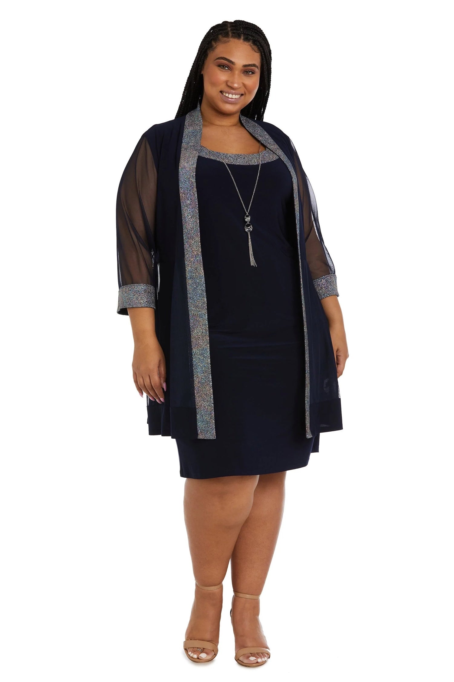 R&M Richards 9147W PlusSize 2pc Jacket Dress