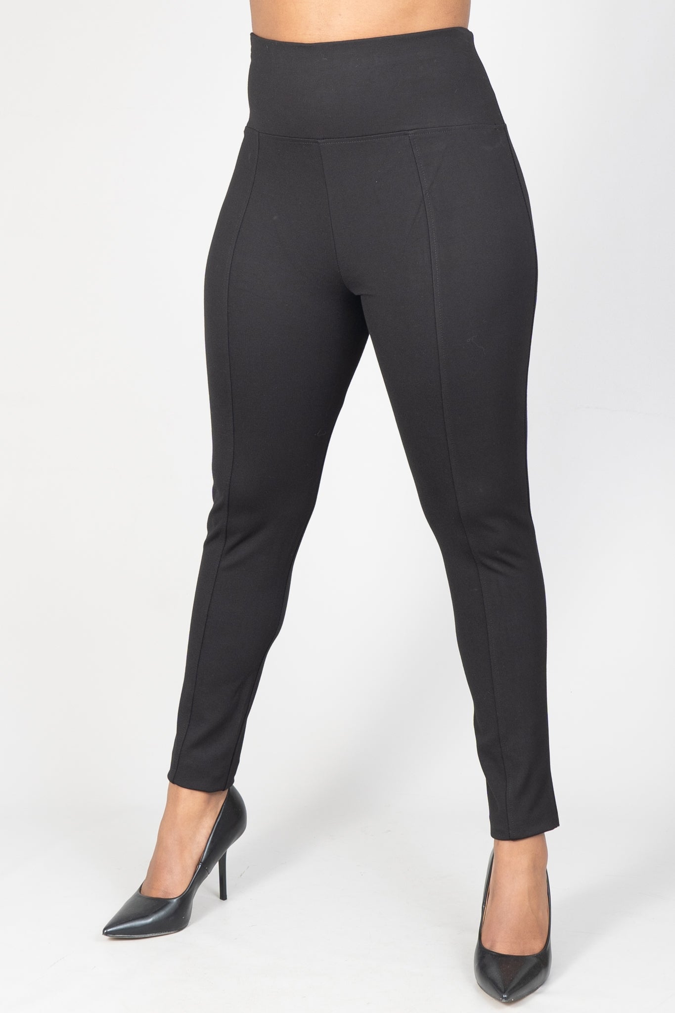 Sabrina Lauren PT7279A Seam Ponte Knit Pant