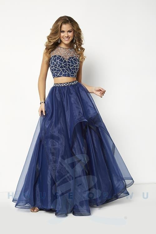 Studio 17 12683 Beaded Tulle 2pc Dress