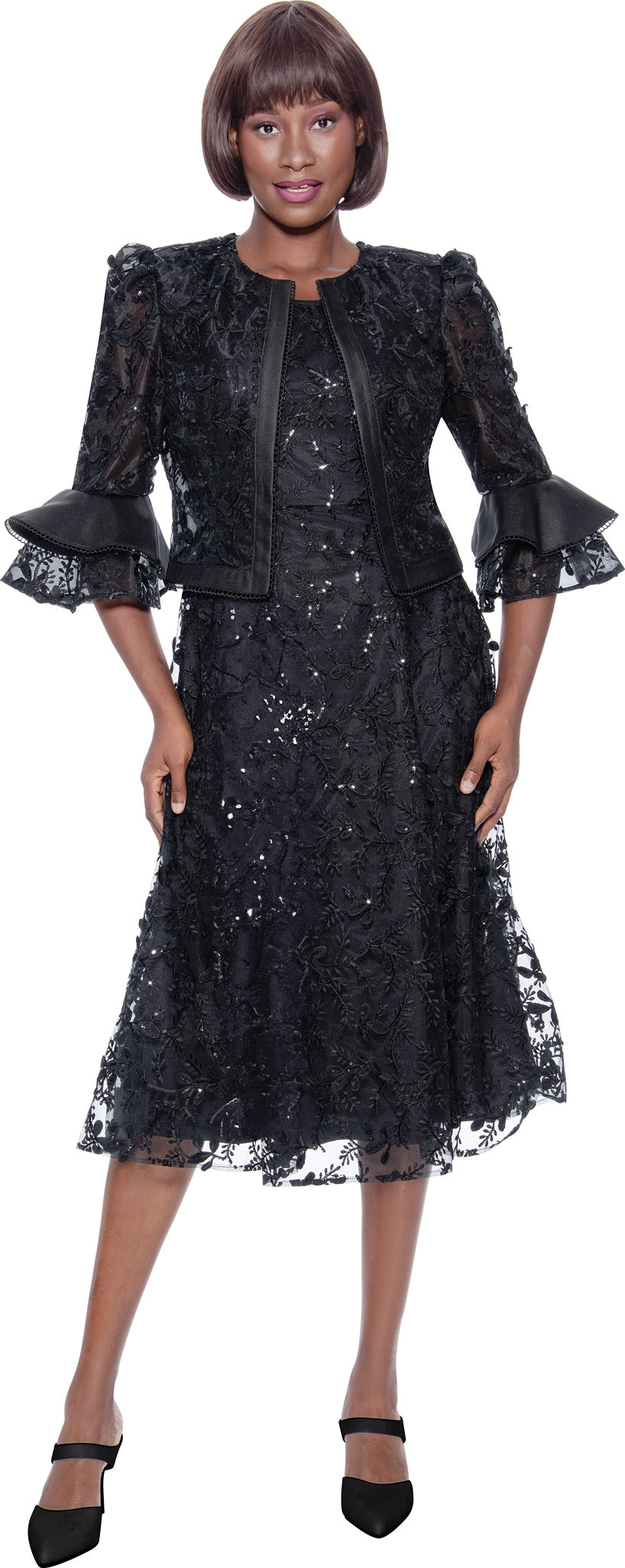 Terramina 7127 Lace Jacket Dress