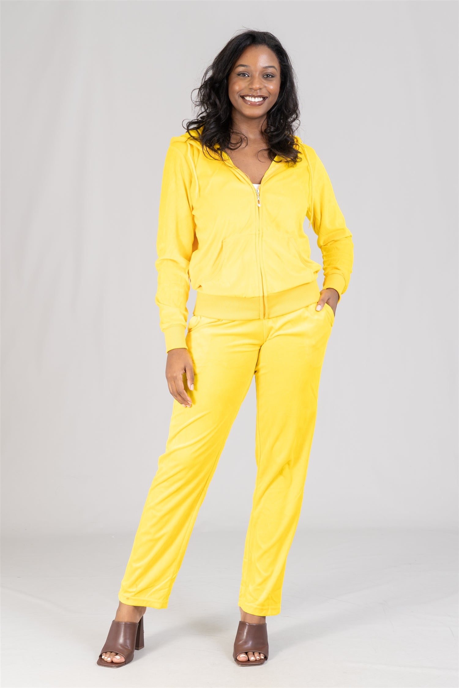 TrackSuit LJS200 Velour 2pc Jog Set