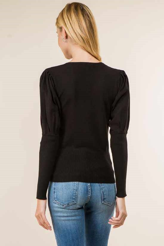 Vision T9388 Keyhole Knit Top